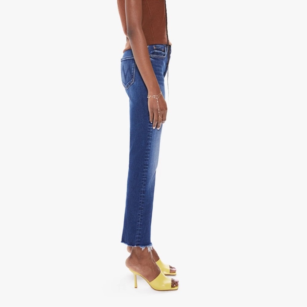 MOTHER The Tripper Ankle Fray Change Is In The Air Jeans Size 26 - Picture 2 of 13